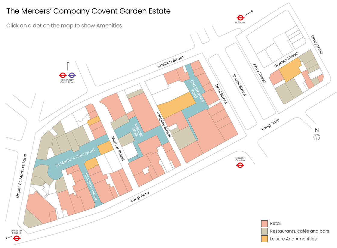 Covent Garden property portfolio Interactive map